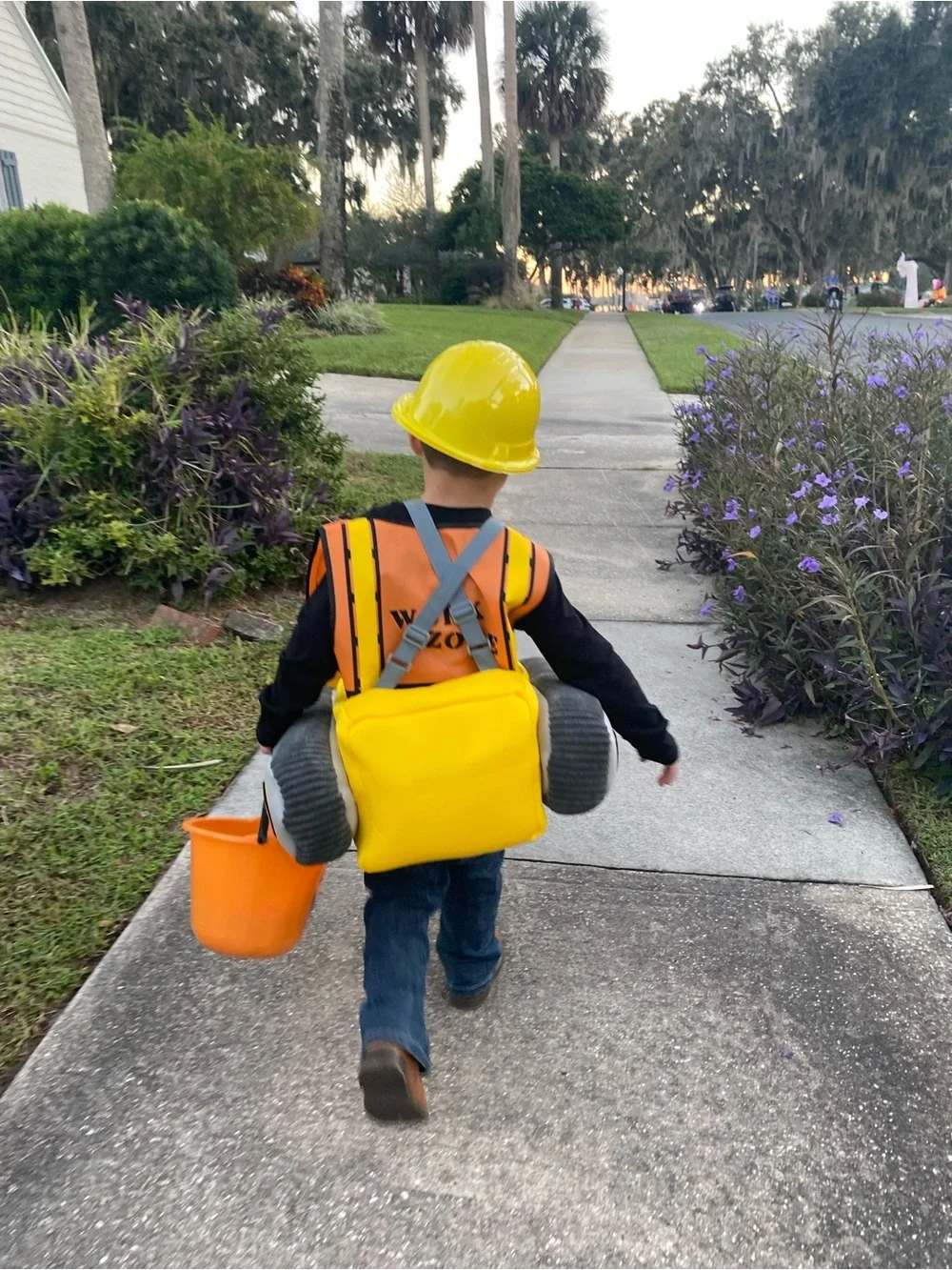 Kids Yellow Excavator Costume